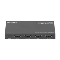 Manhattan HDMI přepínač, 3-Port HDMI Switch, 4K@60Hz, černá