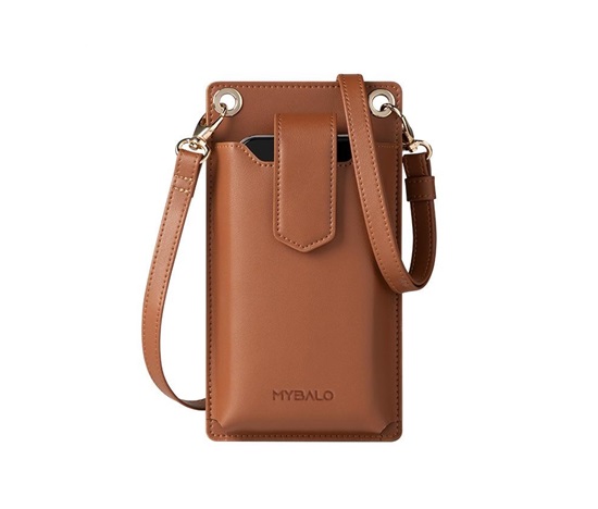 MYBALO Melissa minimalistická crossbody taška na telefon a peněženka v jednom