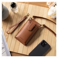 MYBALO Melissa minimalistická crossbody taška na telefon a peněženka v jednom