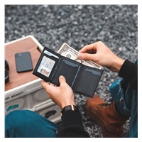 MYBALO Carryx skládací peněženka s výsuvným držákem na karty, Carbon fiber black