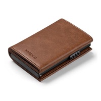 MYBALO Carryx skládací peněženka s výsuvným držákem na karty, Brown