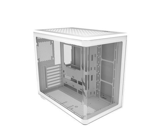 BAZAR - Cooler Master case Elite 600, ATX, Průhledná bočnice, 4x 120mm Fan, Bílá - Poškozený obal (Komplet)