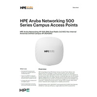5 x HPE Aruba Networking AP-505 (RW) Dual Radio 2x2 802.11ax Internal Antennas Unified Campus AP ( 5 x R2H28A )