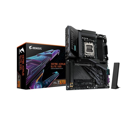 GIGABYTE MB Sc AM5 X870E A ELITE X, AMD X870E, 4xDDR5, 2xUSB-C, 2xHDMI, ATX