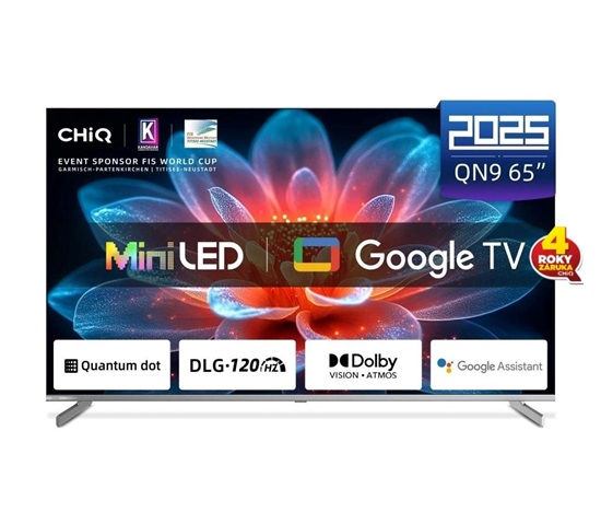 CHiQ M65QA9  TV 65", UHD MiniLED  Google TV DLG 120 Hz