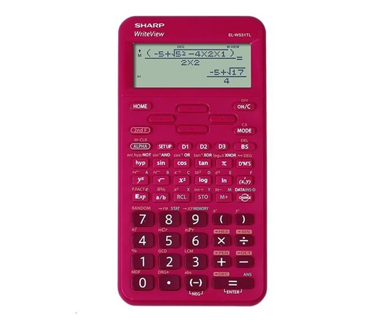 BAZAR - SHARP kalkulačka - ELW531TLBRD - Blister - červená - Poškozený obal (Komplet)