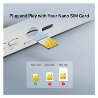 Mercusys MT115 WiFi6 4G LTE router (AX300, 4G LTE, 2,4GHz, 1xnanoSIM)