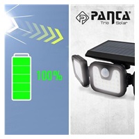 Panta TrioSolar vysoce výkonné venkovní solární světlo