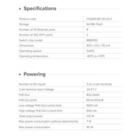MikroTik CSS610-8P-2S+OUT Venkovní PoE switch s UPS netPower Lite 8P