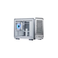 Cooler Master case MasterFrame 400 Mesh Silver, mATX, Průhledná bočnice, 1x 120 mm ARGB Fan, Střibrná
