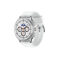 BAZAR - Samsung Galaxy Watch8 Classic (46mm) bílá, EU - poškozená pečeť, nepoužito