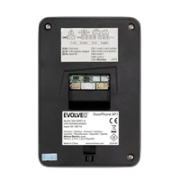 BAZAR - EVOLVEO DoorPhone AP1- 2 drátový videotelefon s aplikací, černá - Poškozený obal (Komplet)