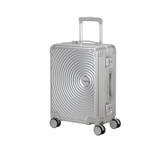 American Tourister SOUNDBOX ALU SPINNER 55/20 TSA SILVER