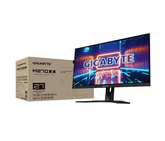 BAZAR - GIGABYTE LCD - 27" Gaming monitor M27Q X, IPS, 2560 x 1440 QHD, 244Hz, 1000:1, 350cd/m2, 1ms, 2xHDMI, 1xDP - Po
