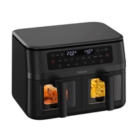 Salente DoubleAir, duální horkovzdušná fritéza, 11 l, černá