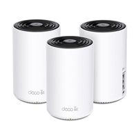 BAZAR - TP-Link Deco XE75(3-pack) WiFi6E Mesh (AXE5400, 2,4GHz/5GHz/6GHz,3xGbELAN/WAN) - Rozbaleno (Komplet)