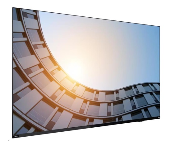 LENOVO LCD E55 - 54.6”,VA,matný,16:9,3840x2160,60Hz,8ms,400cd/m2,5000:1,HDMI,DP,USB-C,RJ45,USBHub,VESA