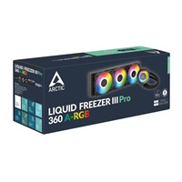 BAZAR - ARCTIC Vodní chladič Liquid Freezer III 360 Pro ARGB, 3x120mm, AM5, LGA1851, černá - Rozbaleno (Komplet)