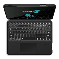CONNECT IT TabCase podsvícená bezdrátová klávesnice s pouzdrem pro iPad 10.9", černá