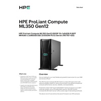 HPE PL ML350 Gen12 6505P (2.2/12C) 1x64G (P69728) 2x960G MR408i-o 8SFF 2x1000W 1GbE NBD333 Smart Choice