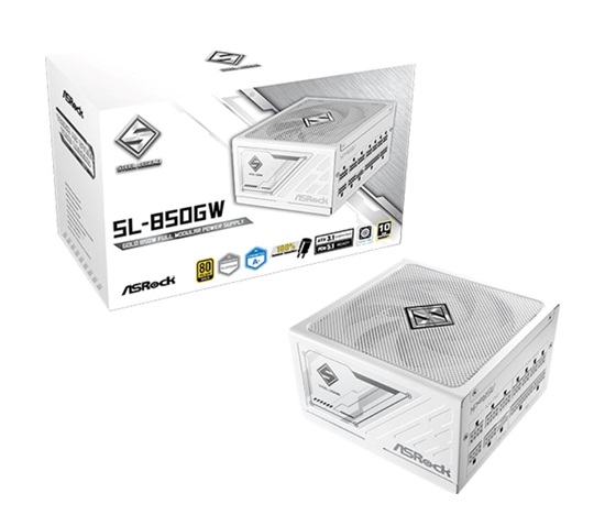 ASROCK zdroj SL-850GW,850W, 80Plus Gold, 135 mm, ATX 3.1