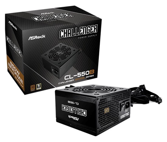 ASROCK zdroj CL-550B,550W, 80Plus Bronze, 120 mm, ATX 2.52