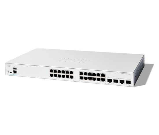 BAZAR - Cisco Catalyst switch C1300-24T-4X (24xGbE,4xSFP+,fanless) - REFRESH - poškozený obal
