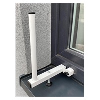 Držák antény na parapet do plastového okna pro NanoStation, délka 17,5cm, výška 25cm
