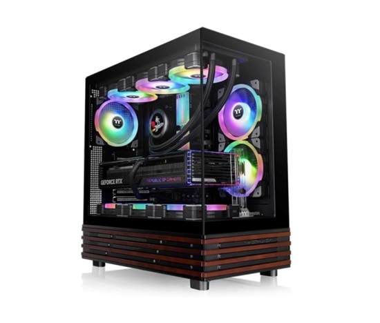 BAZAR - THERMALTAKE Case View 270 Plus WS ARGB, Průhledná bočnice,černá, poškozený obal