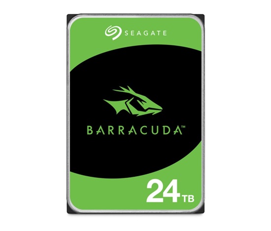 SEAGATE HDD BarraCuda 3.5" Hard Drive 24TB, 6Gb/S SATA, 512e, 7200 RPM,cache 512 Mb