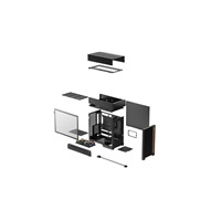 DEEPCOOL Case CL660, ATX, Průhledná bočnice, černá