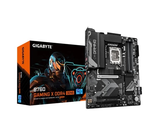 GIGABYTE MB Sc LGA1700 B760 GAMING X D4 GEN5, Intel B760, 1xHDMI, 1xDP, 4xDDR4, ATX