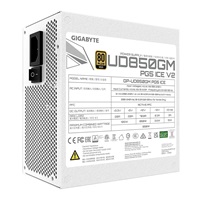 GIGABYTE zdroj UD850GM PG5 V2 ICE 850W, 120mm, Plně modulární, 80 Plus Gold, ATX 3.1