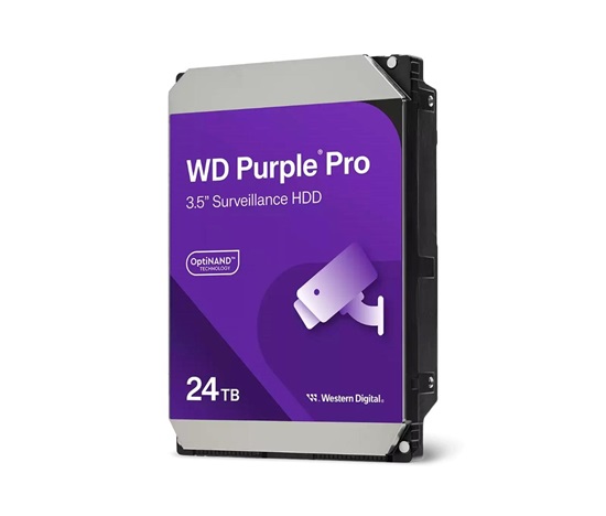 WD PURPLE PRO WD241PURP 24TB, SATA III 3.5", 512MB 7200RPM, 287MB/s, CMR