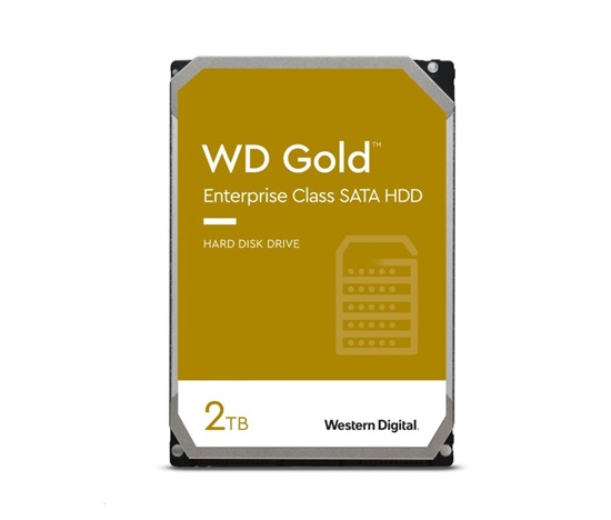 WD GOLD WD2000FRYZ 2TB, SATA III 3.5", 128MB 7200RPM, 200MB/s, CMR, Enterprise