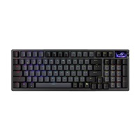 ASUS klávesnice ROG Azoth 96 HE, Mechanická, Bezdrátová, BT, RF 2.4GHz, CZ/SK, černá