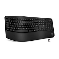 CONNECT IT FOR HEALTH Ergonomická klávesnice ErgoOffice, Bezdrátová, CZ+SK, černá