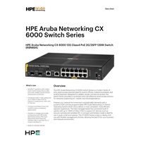 HPE Aruba Networking CX 6000 12G Class4 PoE 2G/2SFP 139W Switch