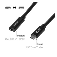 Club3D Prodlužovací kabel USB-C 8K60Hz, 40Gbps, Power Delivery 240W, (M/F), 100cm