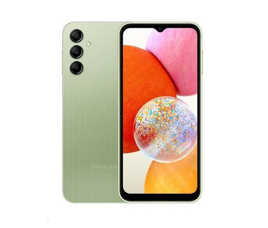 BAZAR - Samsung Galaxy A14 (A145), 4/128 GB, LTE, EU, zelená - Po opravě (Bez příšlušenství)
