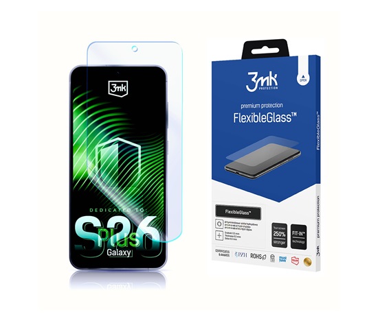 3mk hybridní sklo FlexibleGlass pro Samsung Galaxy S26+