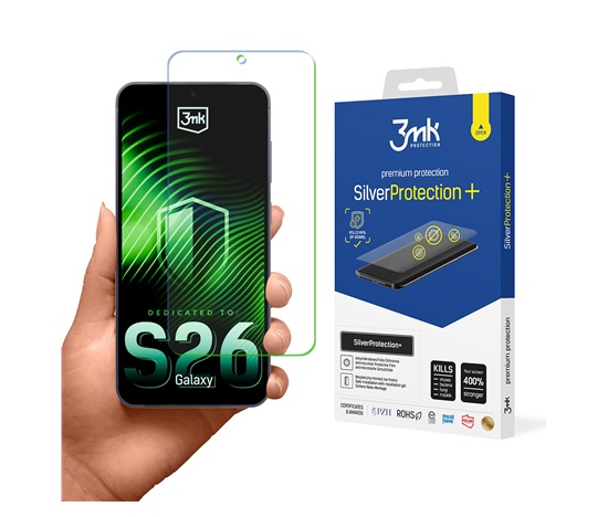 3mk ochranná folie SilverProtection+ pro Samsung Galaxy S26