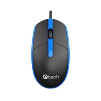 C-TECH Myš WM-10, černo/modrá, USB