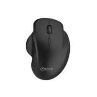 C-TECH Myš WLM-14BK Dual mode, bezdrátová, BT5.0 + 2,4GHz, 1600DPI, 6 tlačítek, USB nano receiver, černá