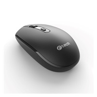 C-TECH Myš WLM-15 Dual mode, bezdrátová, BT5.0 + 2,4GHz, 1600DPI, 6 tlačítek, USB nano receiver, černá