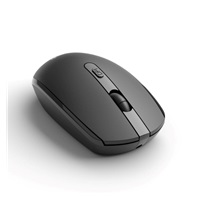 C-TECH Myš WLM-15 Dual mode, bezdrátová, BT5.0 + 2,4GHz, 1600DPI, 6 tlačítek, USB nano receiver, černá