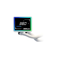 ASROCK Vodní chladič Challenger White 360 Digital, 3x120mm, ARGB, LGA1851, AM5, bílá