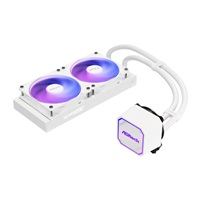 ASROCK Vodní chladič Pro White 240 ARGB, 2x120mm, LGA1851, AM5, bílá