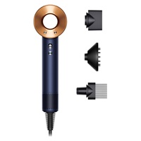 Dyson Supersonic HD07 T3/T4 fén, 1600 W, 3 rychlosti, 4 teploty, koncentrátor, pruská modrá/měděná