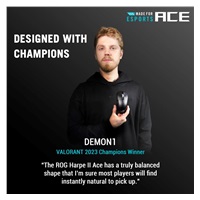 ASUS Herní myš ROG Harpe II Ace, Bezdrátová, červená